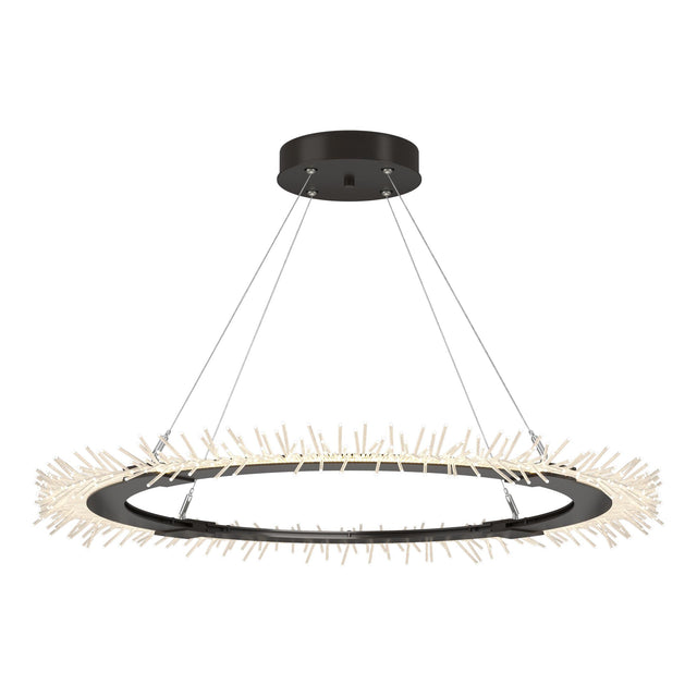 Hubbardton Forge 2017 Oil Rubbed Bronze Standard Anemone Circular LED Pendant