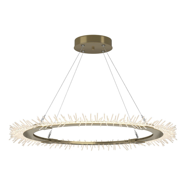 Hubbardton Forge 2017 Modern Brass Standard Anemone Circular LED Pendant
