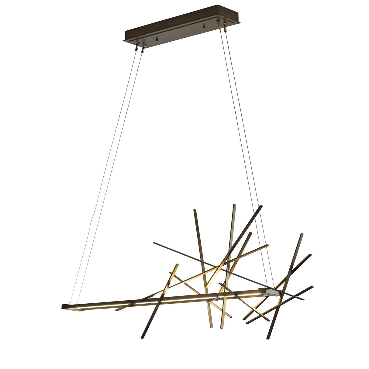 Hubbardton Forge 2018 Bronze Standard Cascade LED Pendant
