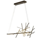 Hubbardton Forge 2018 Bronze Standard Cascade LED Pendant