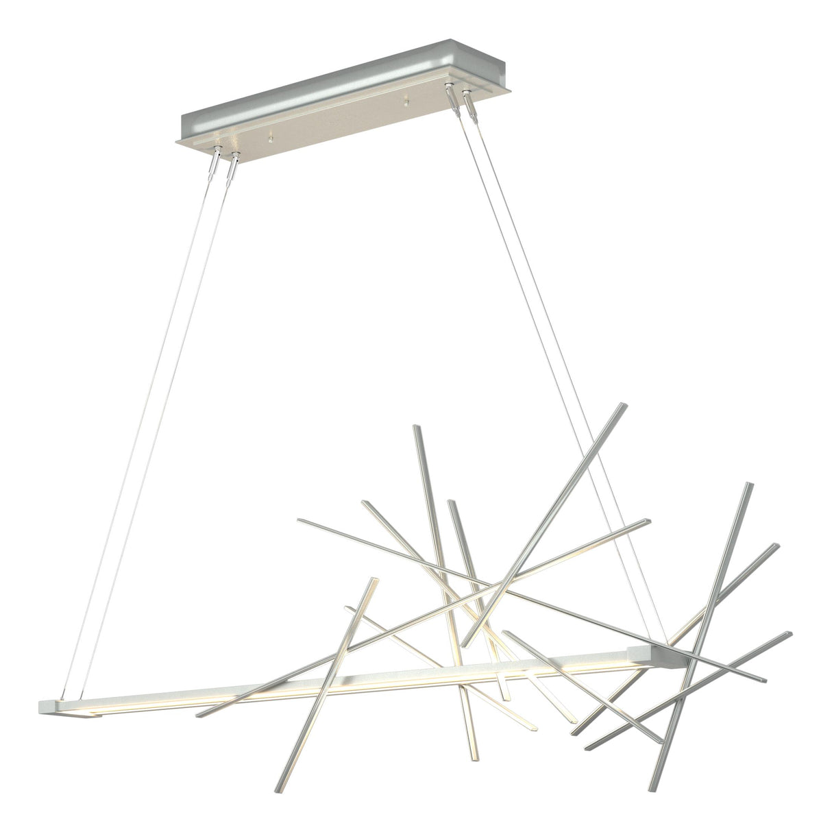 Hubbardton Forge 2018 Vintage Platinum Standard Cascade LED Pendant