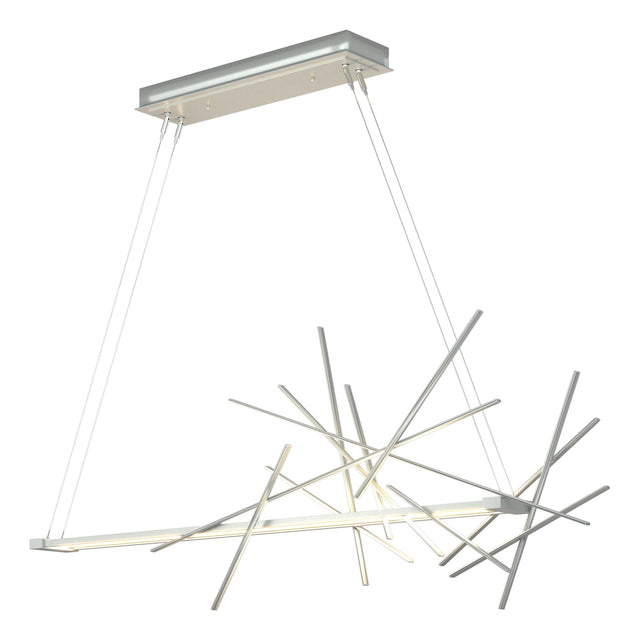 Hubbardton Forge 2018 Vintage Platinum Standard Cascade LED Pendant