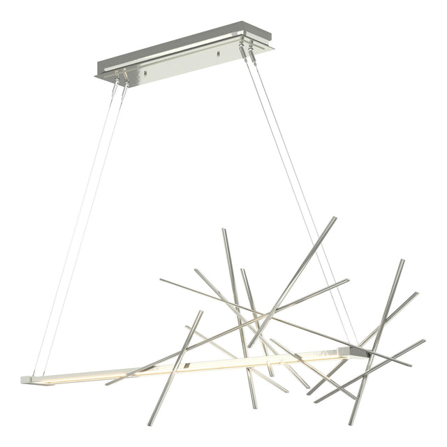 Hubbardton Forge 2018 Sterling Standard Cascade LED Pendant