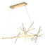 Hubbardton Forge 2018 Modern Brass Standard Cascade LED Pendant