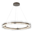 Hubbardton Forge 2017 Bronze Clear Glass (ZM) Standard Solstice LED Pendant