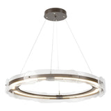 Hubbardton Forge 2017 Bronze Clear Glass (ZM) Standard Solstice LED Pendant
