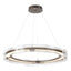 Hubbardton Forge 2017 Bronze Clear Glass (ZM) Standard Solstice LED Pendant