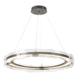 Hubbardton Forge 2017 Dark Smoke Clear Glass (ZM) Standard Solstice LED Pendant