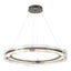 Hubbardton Forge 2017 Dark Smoke Clear Glass (ZM) Standard Solstice LED Pendant