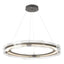 Hubbardton Forge 2017 Natural Iron Clear Glass (ZM) Standard Solstice LED Pendant