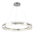 Hubbardton Forge 2017 Vintage Platinum Clear Glass (ZM) Standard Solstice LED Pendant