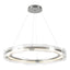 Hubbardton Forge 2017 Vintage Platinum Clear Glass (ZM) Standard Solstice LED Pendant