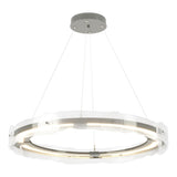 Hubbardton Forge 2017 Sterling Clear Glass (ZM) Standard Solstice LED Pendant