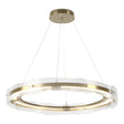 Hubbardton Forge 2017 Modern Brass Clear Glass (ZM) Standard Solstice LED Pendant