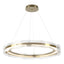 Hubbardton Forge 2017 Modern Brass Clear Glass (ZM) Standard Solstice LED Pendant