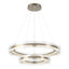 Hubbardton Forge 2018 Soft Gold Clear Glass (ZM) Standard Solstice LED Tiered Pendant