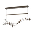 Hubbardton Forge 2018 Bronze Aqualite Glass (YQ) Standard Lily LED Pendant