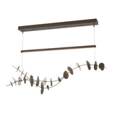 Hubbardton Forge 2018 Bronze Aqualite Glass (YQ) Standard Lily LED Pendant