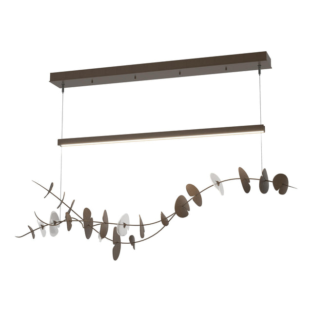 Hubbardton Forge 2018 Bronze Aqualite Glass (YQ) Standard Lily LED Pendant