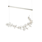 Hubbardton Forge 2018 Vintage Platinum Aqualite Glass (YQ) Standard Lily LED Pendant