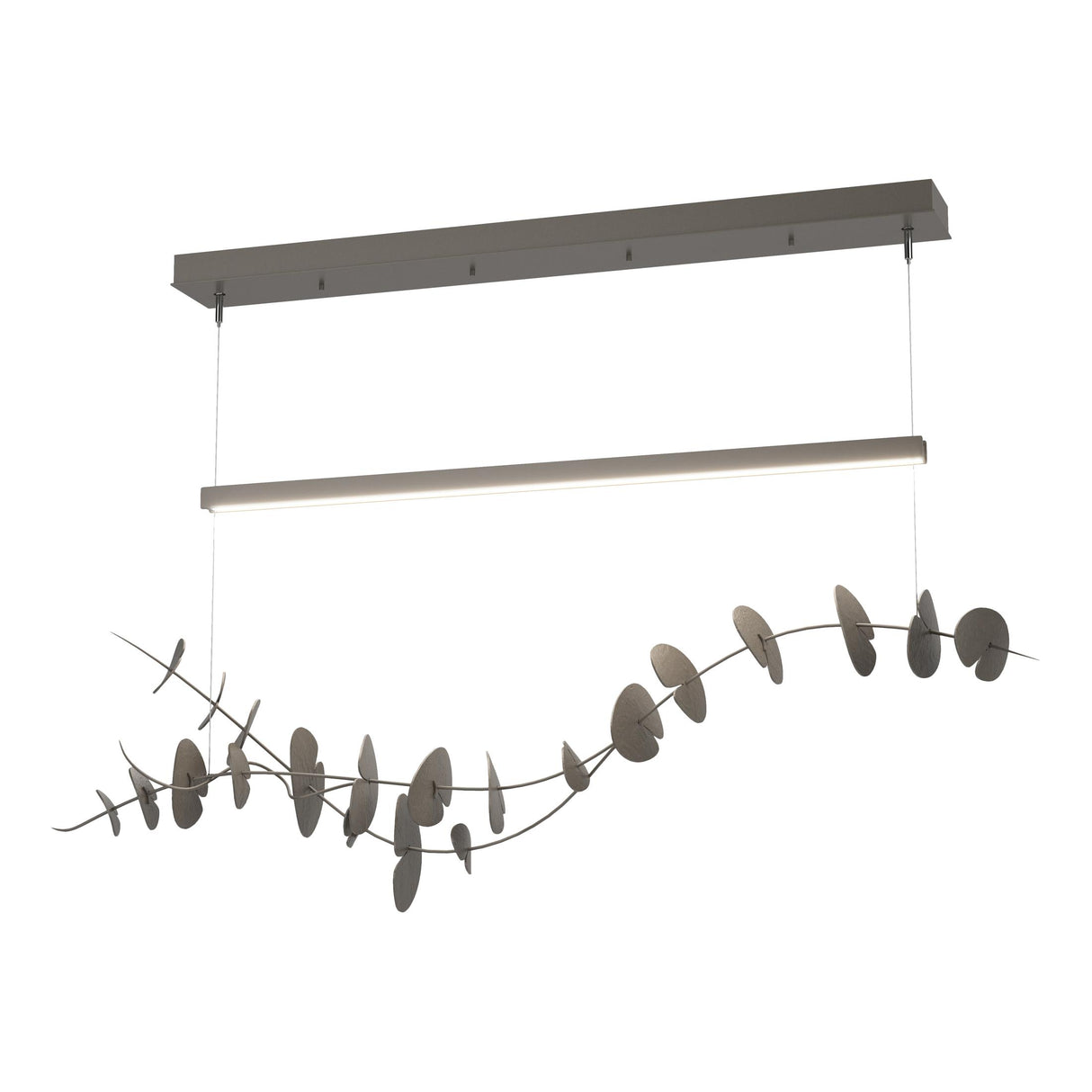 Hubbardton Forge 2018 Dark Smoke Dark Smoke Standard Lily LED Pendant