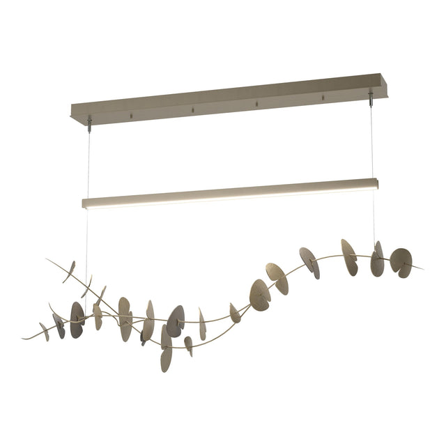 Hubbardton Forge 2018 Soft Gold Dark Smoke Standard Lily LED Pendant
