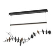 Hubbardton Forge 2018 Black Bronze Standard Lily LED Pendant