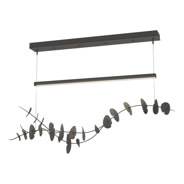 Hubbardton Forge 2018 Natural Iron Dark Smoke Standard Lily LED Pendant