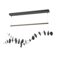 Hubbardton Forge 2018 Black Black Standard Lily LED Pendant