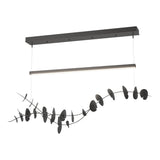 Hubbardton Forge 2018 Black Black Standard Lily LED Pendant