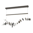 Hubbardton Forge 2018 Dark Smoke Black Standard Lily LED Pendant