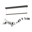 Hubbardton Forge 2018 Natural Iron Black Standard Lily LED Pendant