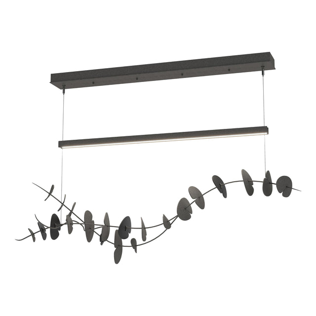 Hubbardton Forge 2018 Natural Iron Black Standard Lily LED Pendant