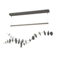 Hubbardton Forge 2018 Natural Iron Vintage Platinum Standard Lily LED Pendant