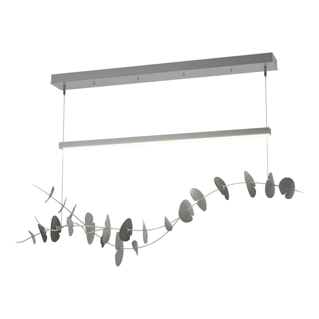 Hubbardton Forge 2018 Vintage Platinum Natural Iron Standard Lily LED Pendant
