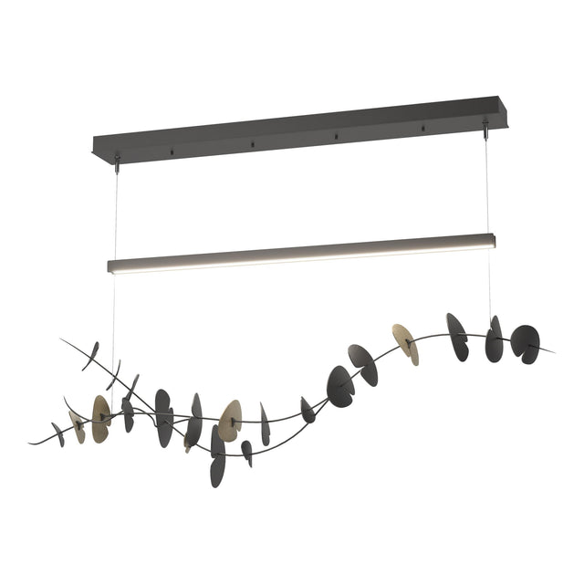 Hubbardton Forge 2018 Black Soft Gold Standard Lily LED Pendant