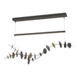 Hubbardton Forge 2018 Natural Iron Soft Gold Standard Lily LED Pendant