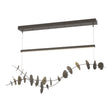 Hubbardton Forge 2018 Dark Smoke Soft Gold Standard Lily LED Pendant
