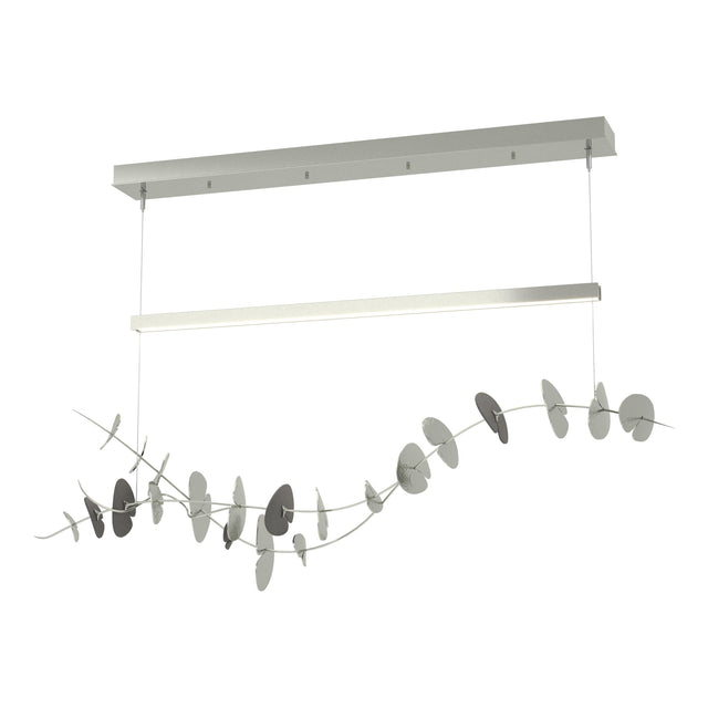 Hubbardton Forge 2018 Sterling Natural Iron Standard Lily LED Pendant