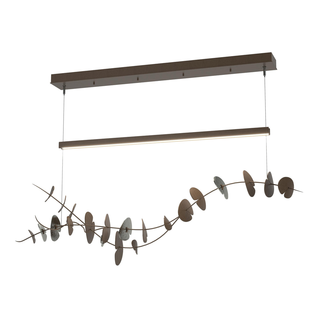 Hubbardton Forge 2018 Bronze Sterling Standard Lily LED Pendant