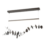 Hubbardton Forge 2018 Oil Rubbed Bronze Black Standard Lily LED Pendant