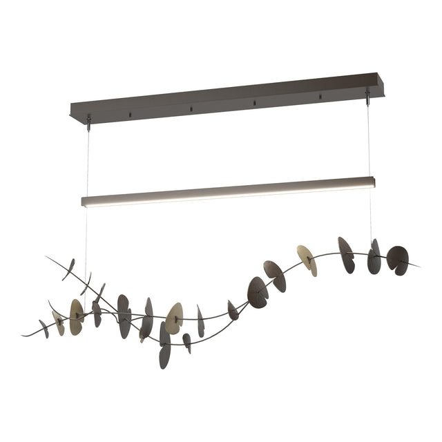 Hubbardton Forge 2018 Oil Rubbed Bronze Soft Gold Standard Lily LED Pendant