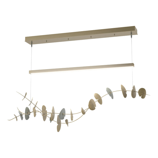 Hubbardton Forge 2018 Modern Brass Vintage Platinum Standard Lily LED Pendant