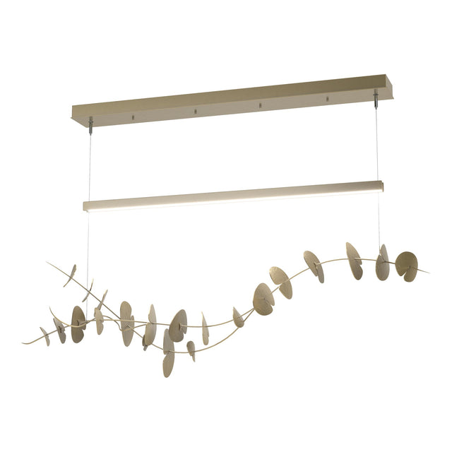 Hubbardton Forge 2018 Modern Brass Soft Gold Standard Lily LED Pendant