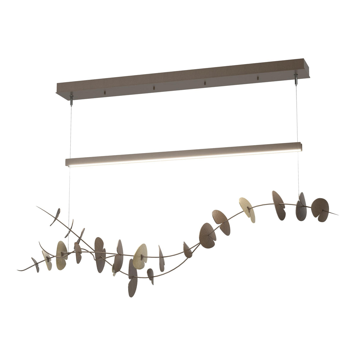 Hubbardton Forge 2018 Bronze Modern Brass Standard Lily LED Pendant