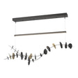 Hubbardton Forge 2018 Black Modern Brass Standard Lily LED Pendant