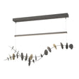 Hubbardton Forge 2018 Natural Iron Modern Brass Standard Lily LED Pendant