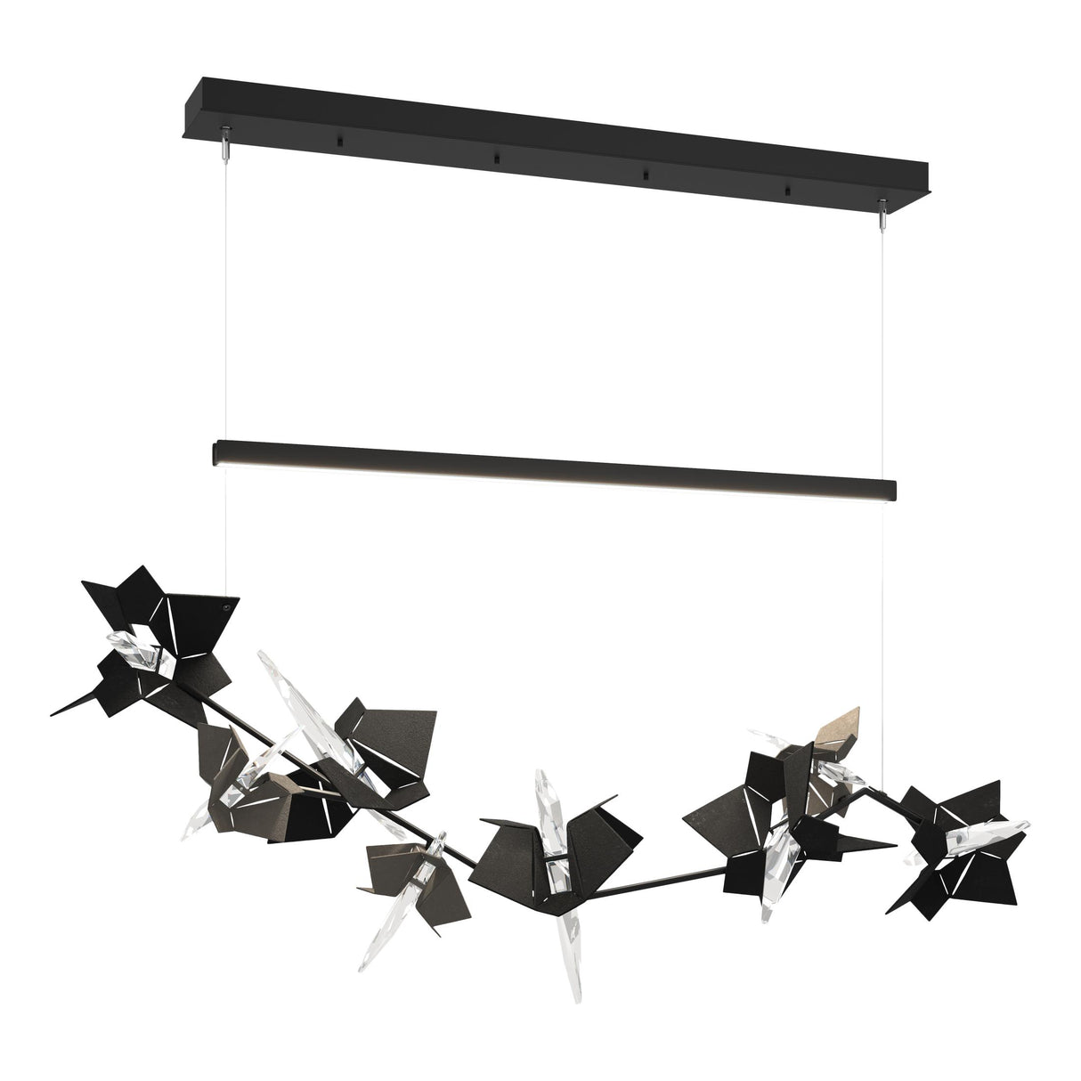 Hubbardton Forge 2018 Black Dark Smoke Standard Belladonna LED Pendant