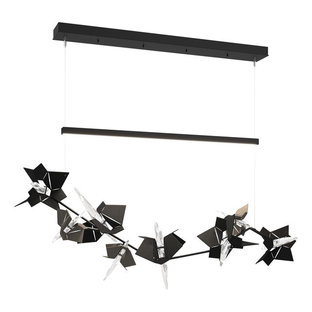 Hubbardton Forge 2018 Black Dark Smoke Standard Belladonna LED Pendant