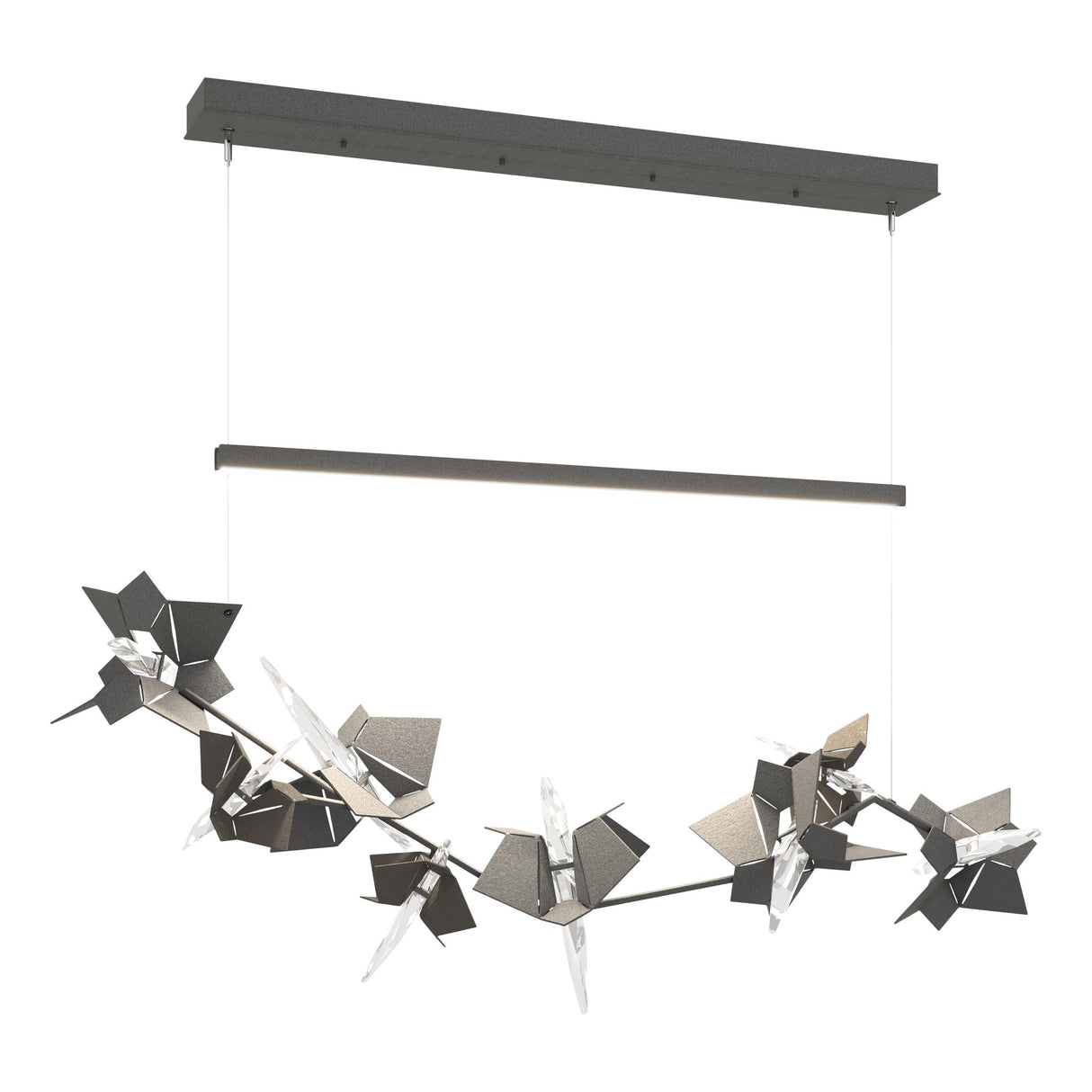 Hubbardton Forge 2018 Natural Iron Dark Smoke Standard Belladonna LED Pendant